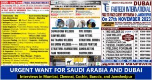 Gulf Job Interview Dubai & Saudi Arabia