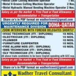 Gulf Job Vacancy Dubai & Qatar