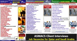 Asmacs Gulf Job Vacancy - 300+ jobs