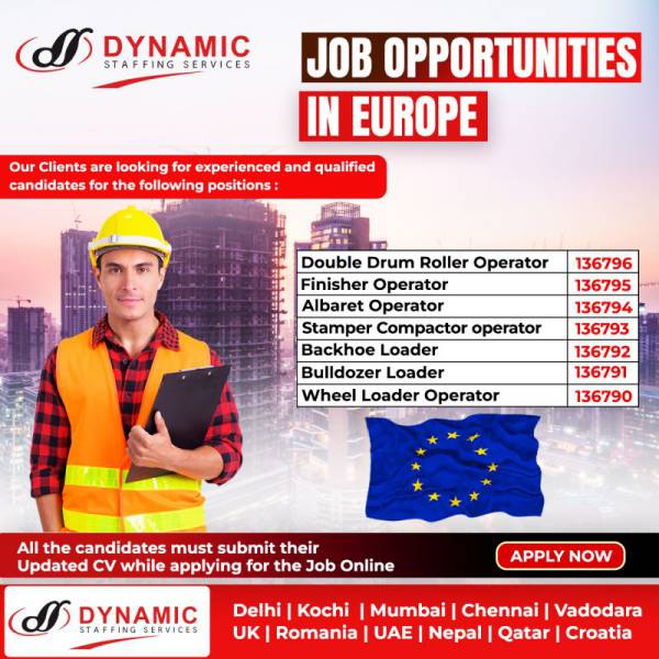 Jobs In Europe For Indians