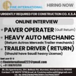 Job Opportunities in Saudi Arabia - Immediate Hiring