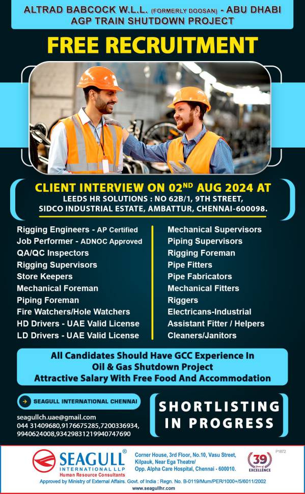 Assignment Overseas | Jobs for Saudi & Abu-Dhabi