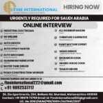 Gulf Jobs Mumbai Want for Saudi Arabia