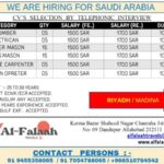 Job vacancies in Saudi Arabia - Cv Selection