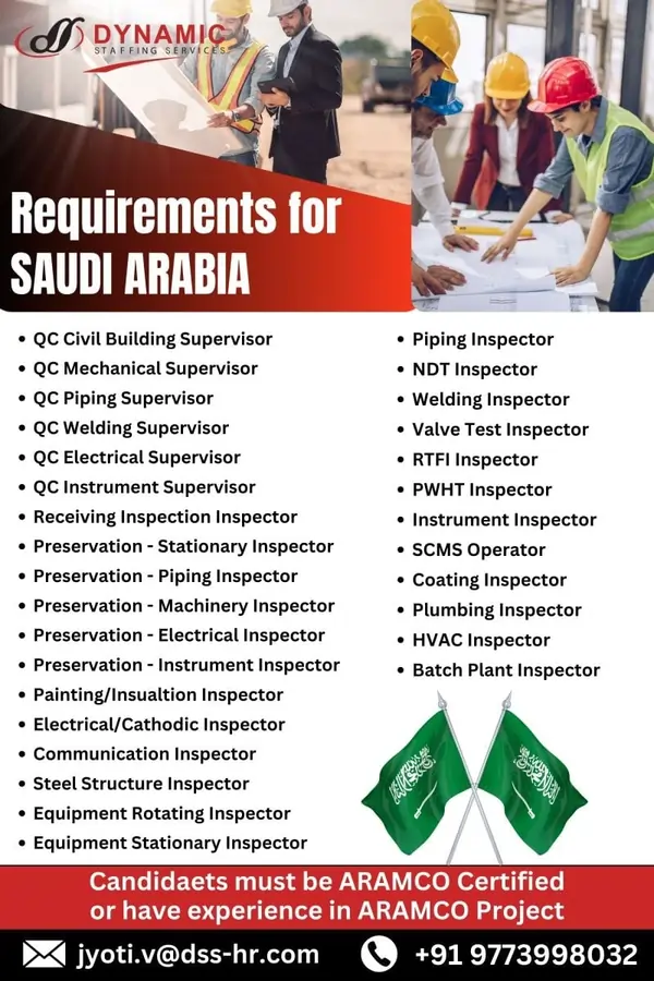 Saudi Arabia Jobs Dynamic Staffing Services