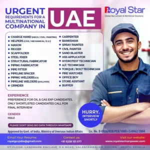 UAE jobs for Indians