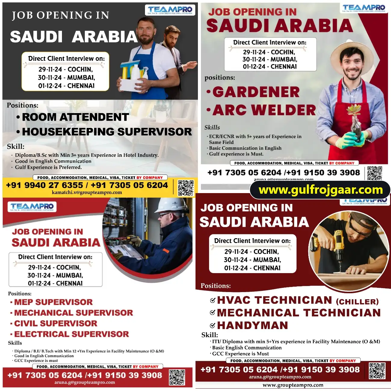 Job vacancies for Saudi Arabia - TeamPro