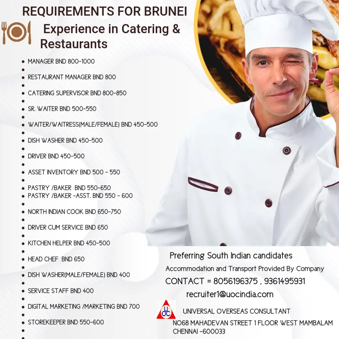 Job Openings in Brunei