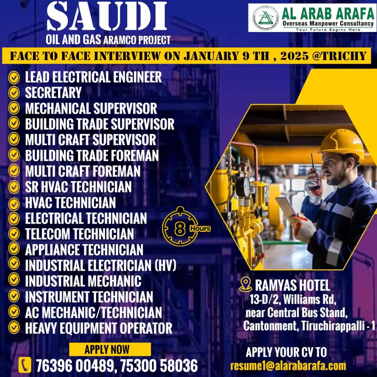 Jobs in Gulf Saudi Arabia Oil & Gas Company