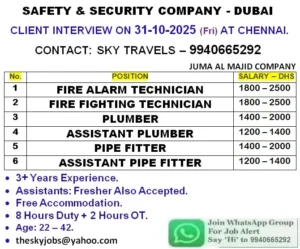 Hiring for Juma Al Majid Company - Dubai