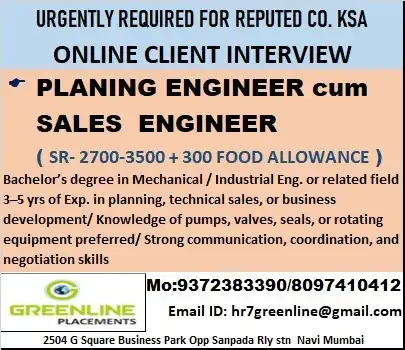 Urgently required jobs in Saudi Arabia