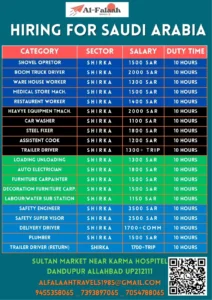 Saudi Employment Visa - Multiple jobs
