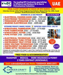 UAE Oil & Gas Job Vacancies - Free Recruitment