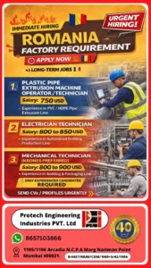 Europe Jobs Romania Factory Requirements