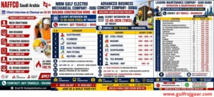 Gulf job openings - 200+ vacancies