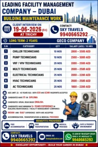 Building Maintenance Jobs in Dubai – Client Interview on 19 June 2026