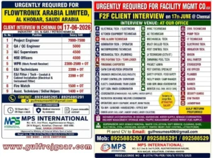 Job opportunities in Saudi Arabia - 100+ vacancies
