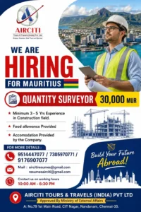 Quantity Surveyor Jobs in Mauritius