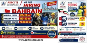 Bahrain & Kuwait Jobs Maintenance & Construction Company