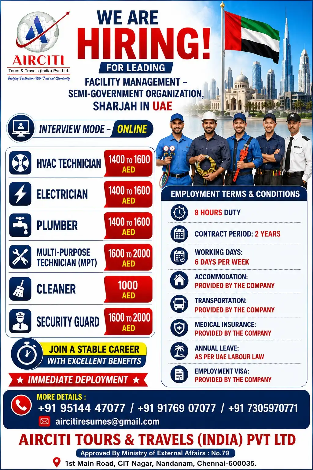 Facility Management Jobs – Sharjah
