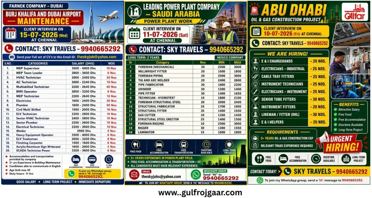 Gulfwalkin Dubai, Saudi Arabia, and Abu Dhabi.