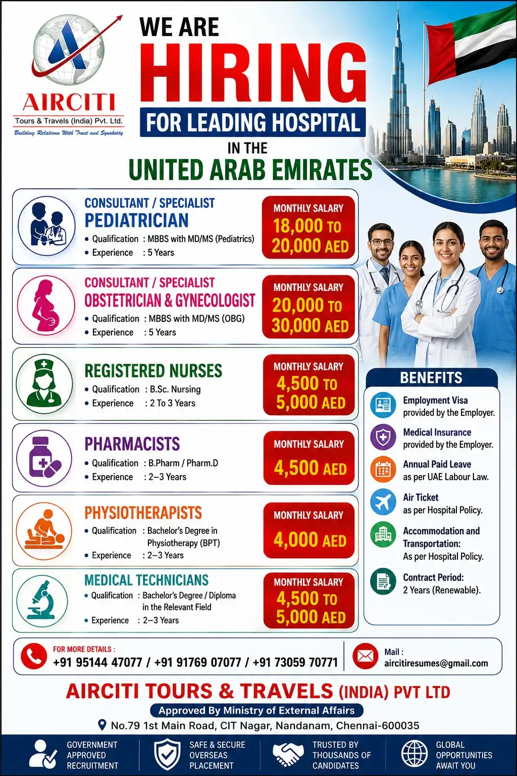 Healthcare Vacancies – Leading Hospital in UAE