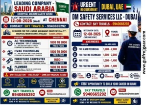 Saudi Arabia and Dubai jobs | Maintenance & Safety