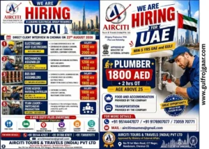 Want for Dubai, UAE - Client Interview in Chennai