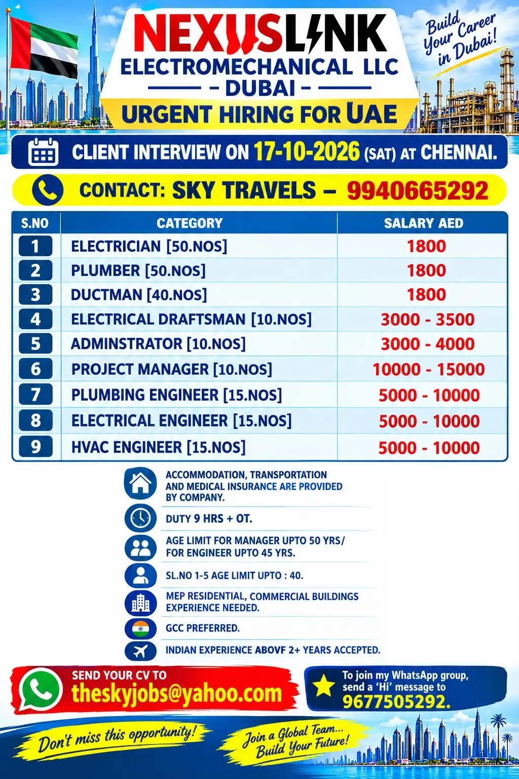 Nexus Link Electromechanical LLC, Dubai