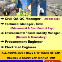Engineer Technicians Oil & Gas Jobs in Saudi Arabia
