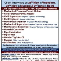 Free Recruitment Required for Construction Maintenance Project - Oman