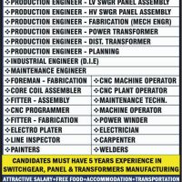 Large Recruitment Hiring for Switchgear Manufacturing Co. in Kuwait