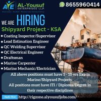 Shipyard Jobs - Urgently Hiring for Technicians in KSA